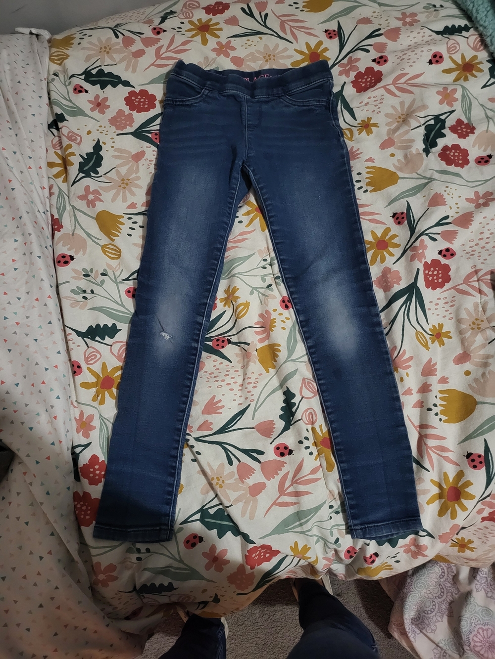 Kids Stretch Skinny Jeans - Dark Blue